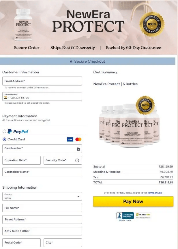 NewEra Protect official page